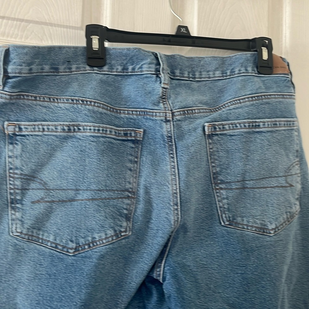 American Eagle high rise straight jeans!